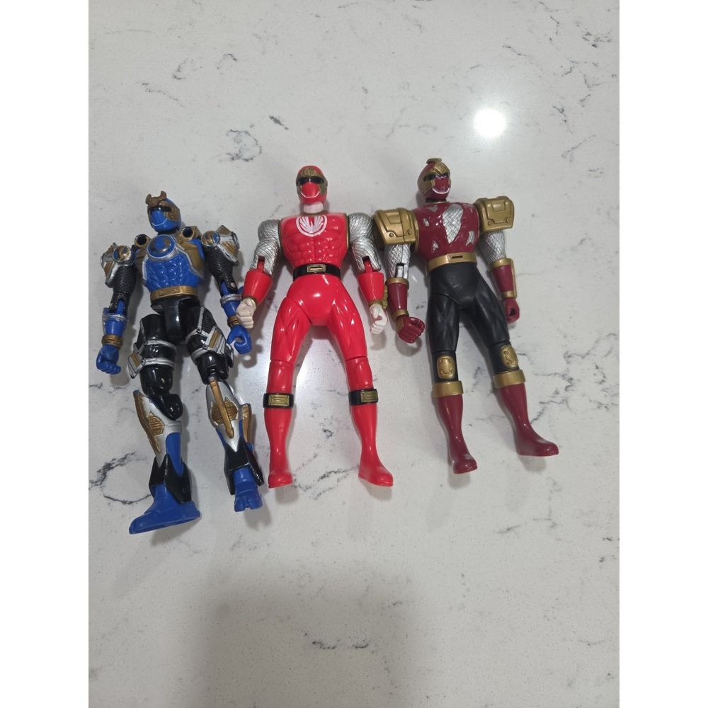 Power Rangers Ninja Storm Action Figure Lot Of 3